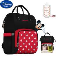 Disney Minnie Mickey Classic Red Diaper Bags Mummy Bag backpack Maternity Backpack Large Capacity Baby Bag Feeding Baby With USB