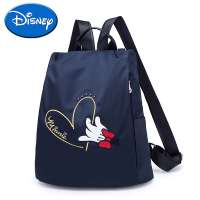 DISNEY FAMA BSCI Audit  Mummy Diaper Bags Leather Stroller Bags for Baby Care Mom Travel Backpack Mickey Minnie Mouse Disney Bag