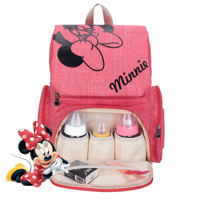 DISNEY FAMA BSCI Audited Disney Diaper Bag Disney Mummy Bags Backpacks Baby Bags Set Mummy Travel Stroller Organizer Backpacks