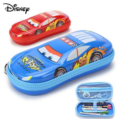 DISNEY FAMA BSCI OEM BAGS Supplier SGS SEDEX Audit Factory EVA Pencil Cases Cartoon Car Shape Pencil Box For Student Children